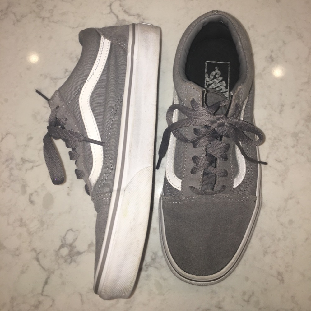OBO: VANS Gray Sneakers “Old Skool” Low Tops